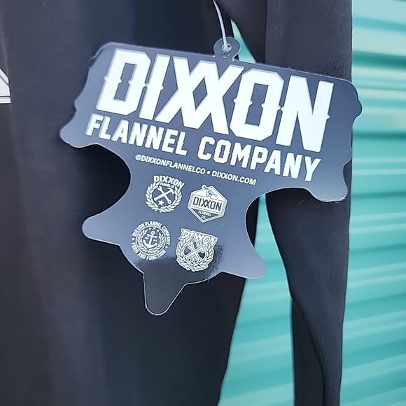 Dixxon Flannel Pentagram Crewneck Sweatshirt Men's L Black Long Sleeve NWT - Picture 4 of 12